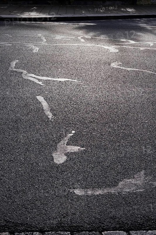 Repaired asphalt, Germany