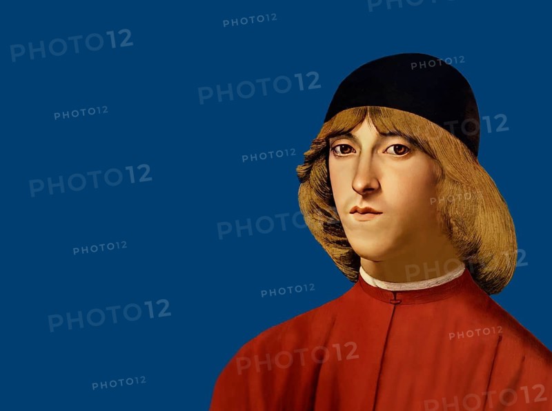Piero di Lorenzo de' Medici, 1472 – 1503, ? lord of Florence from 1492 until 1494, digital edited according to a painting by Domenico Ghirlandaio