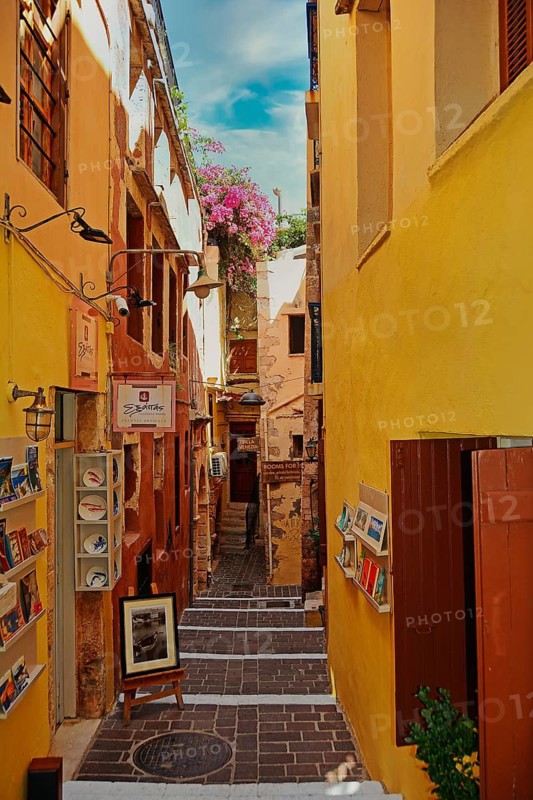 Alley, Chania, Crete, Greece