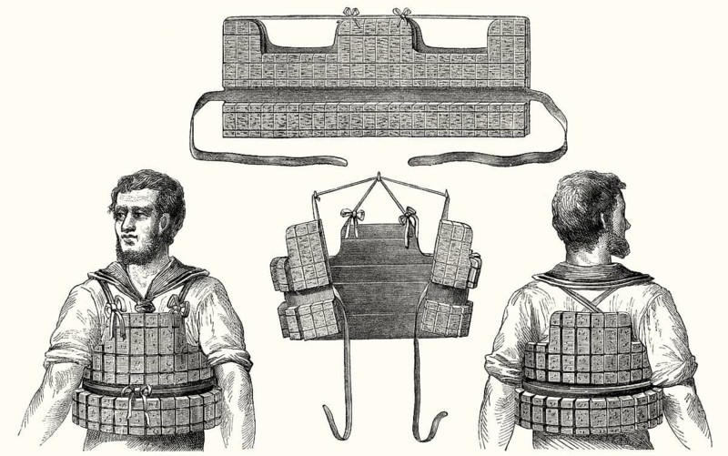 Life jackets from the the 19th century