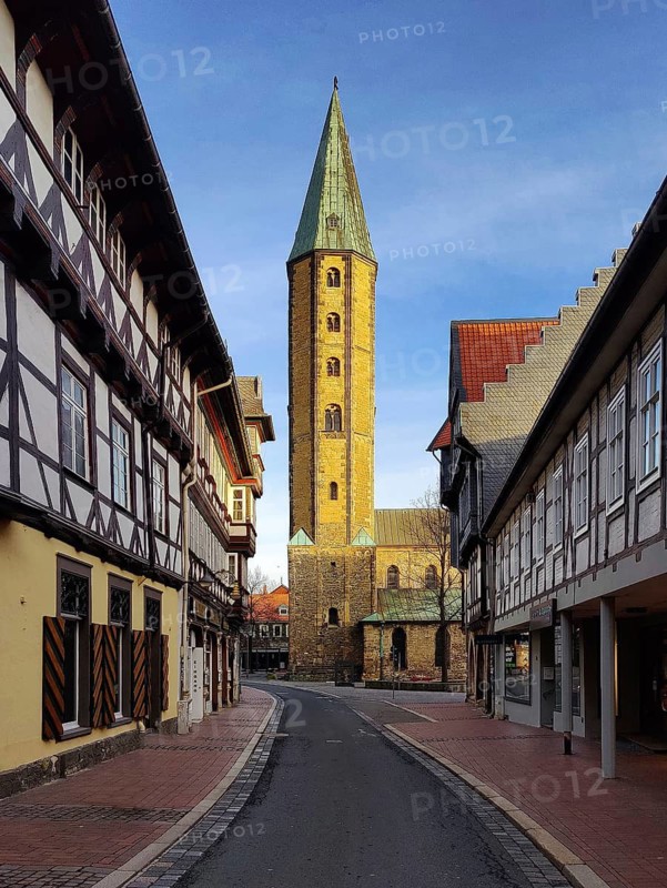 Evangelical Lutheran Market Church of St Cosmas and Damian in the Old Town, Goslar, Lower Saxony, Germany
