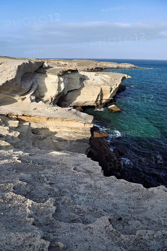 Sandstone coast, San Miguel de Tajao, Tenerife, Canary Islands, Spain