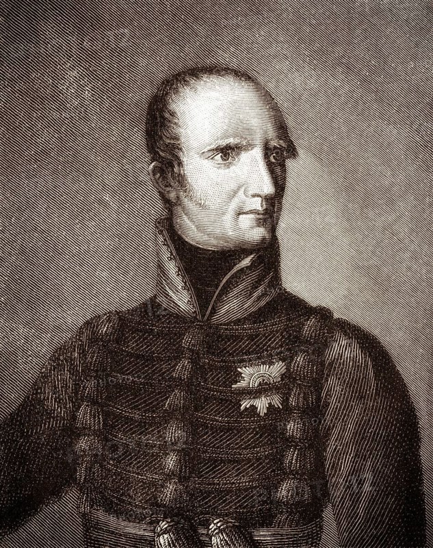 Friedrich Wilhelm of Brunswick-Wolfenbuettel, or the Black Duke, 1771 - 1815, Duke of Brunswick-Wolfenbuettel and Oels and a German commander of the wars of liberation against Napoleon Bonaparte
