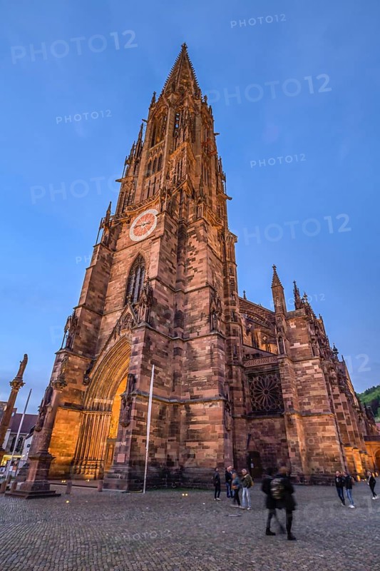 Minster of Our Lady, Old Town, Freiburg im Breisgau, Baden-Württemberg, Germany