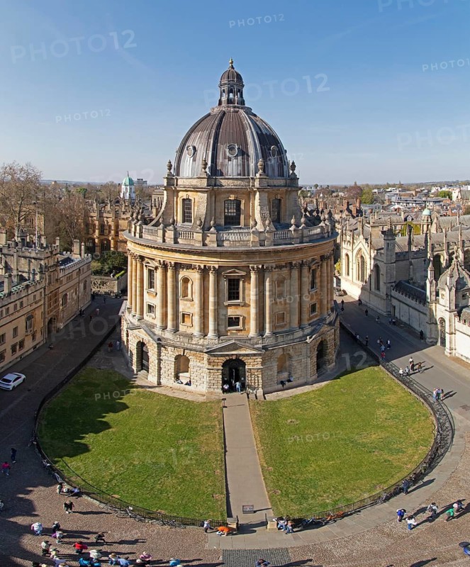 Radcliffe Camera Library, Photomerge, Oxford, England, Great Britain