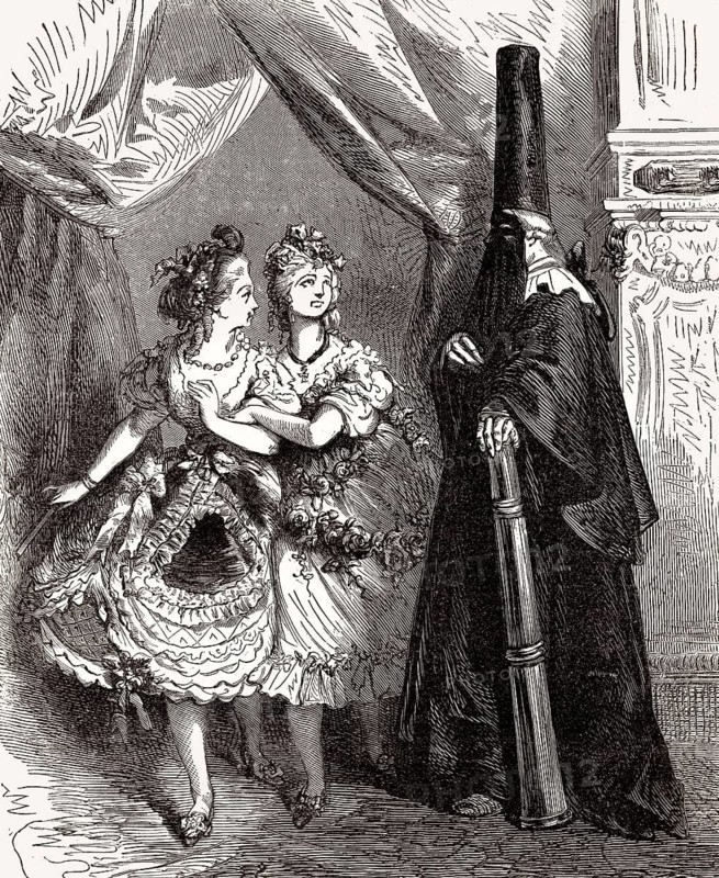 Young mistresses of king Louis XV, Parc-aux-Cerfs, Palace of Versailles, France