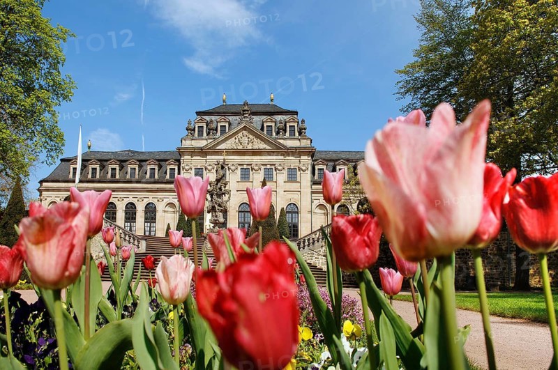 Castle Park, Fulda City Palace, Hesse, Germany