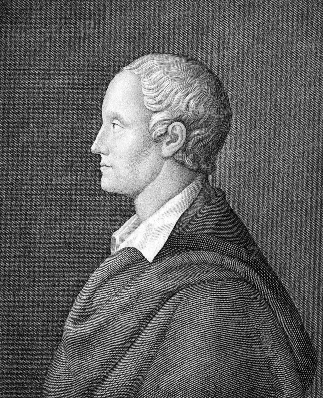 Ludwig Heinrich Christoph Holty, 1748-1776, a popular poet of the Goettinger Hainbund literary league, Germany, Ludwig Christoph Heinrich Hölty, 1748 - 1776, ein volkstümlicher Dichter im Göttinger Hainbund, Deutschland