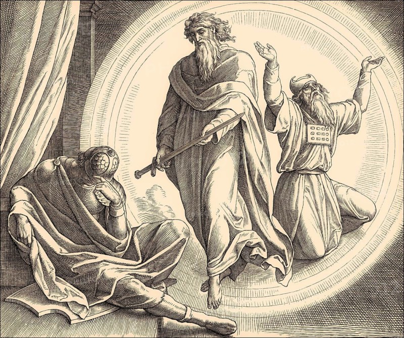 Vision of Judas Maccabee, by Julius Schnorr von Carolsfeld