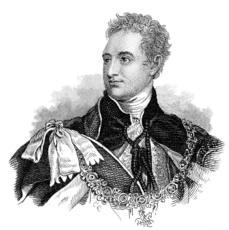 Robert Stewart, 2nd Marquess of Londonderry or Lord Castlereagh, KG, GCH, PC, PC (Ire), 1769-1822, an Irish and British statesman, Robert Stewart, 2. Marquess of Londonderry und Viscount Castlereagh, 1769-1822, ein britischer Staatsmann