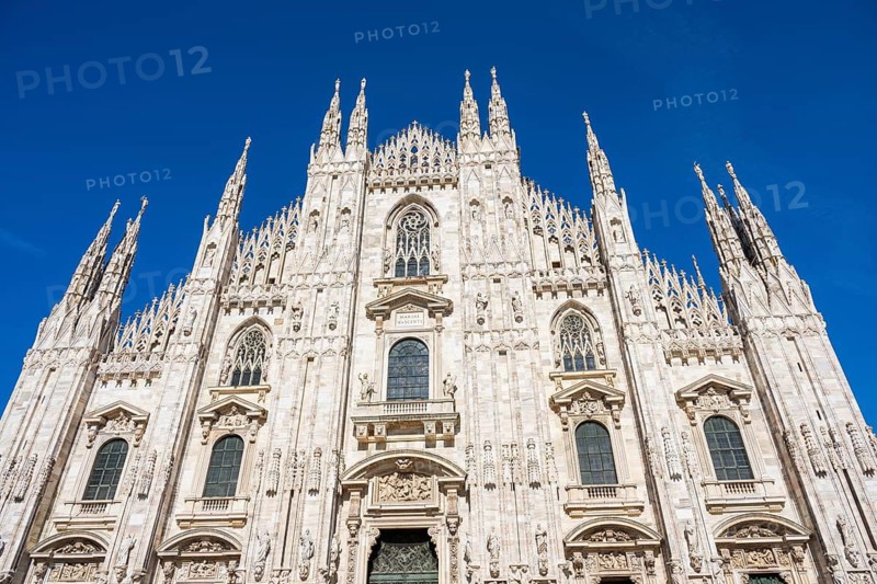Milan Cathedral on a sunny day, Milan, Italy