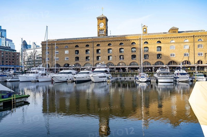 London, UK. February 25th 2026. St Katherine Marina, formally St Katherine Docks, part of the Dockland redevelopment project on the banks of the River Thames beside Tower Bridge, London, United Kingdom