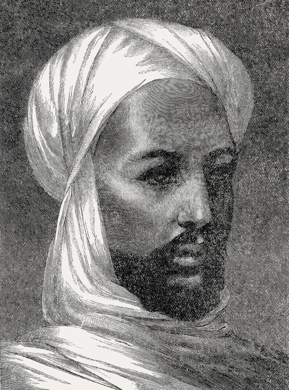 Muhammad Ahmad bin Abd Allah, 1844 – 1885, a religious leader of the Samaniyya order in Sudan, From British Battles on Land and Sea, by James Grant