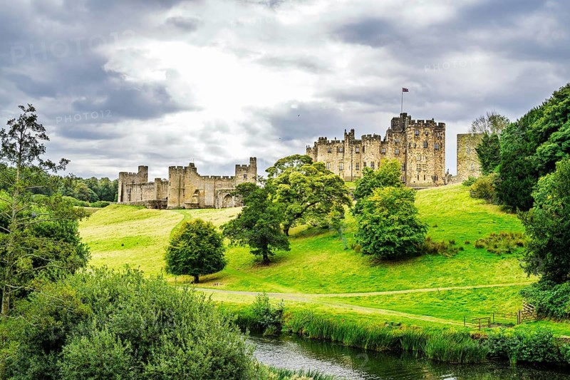 Alnwick Castle, Alnwick, Northumberland, England, UK