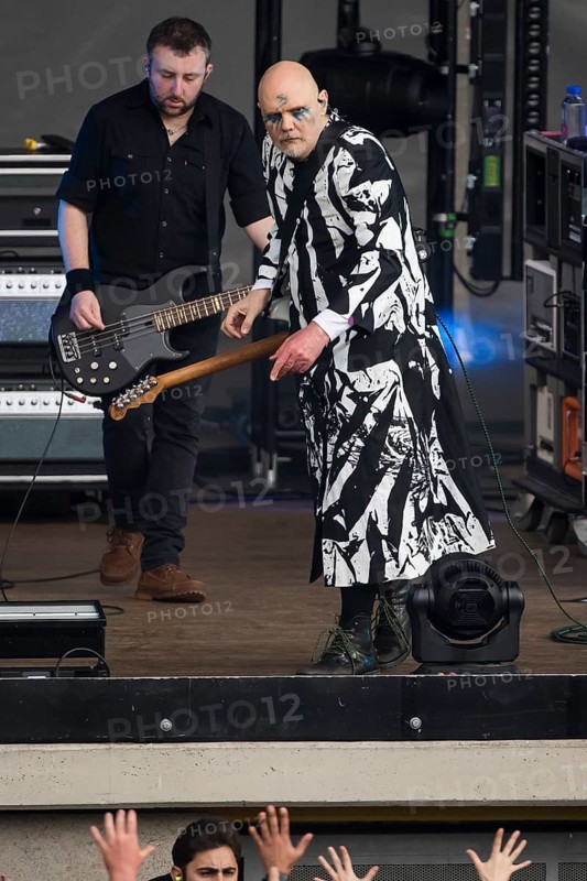 Billy Corgan, lead singer of The Smashing Pumpkins live on The World is a Vampire Tour at the Parkbühne Wuhlheide in Berlin on 22/06/2024