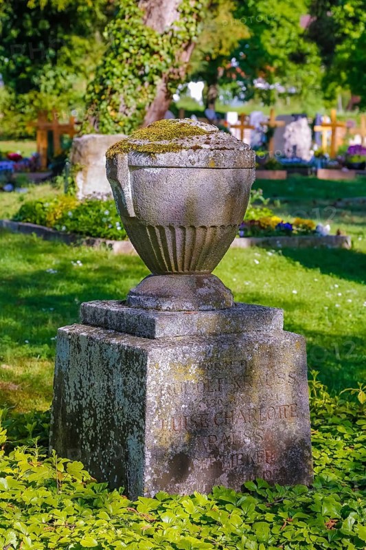 Historic cemetery, tour, memorial, grave, stone, Pfullingen cemetery, Pfullingen, Baden-Württemberg, Germany