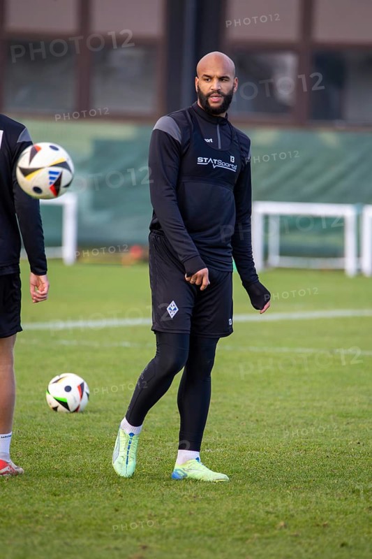 Terrence Boyd at SV Waldhof Mannheim training session