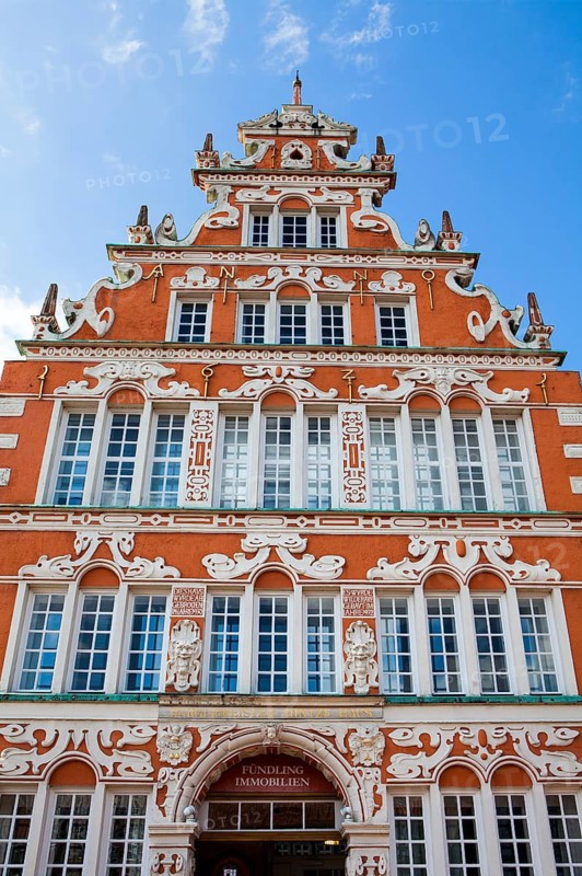 The Mayor Hintze House at the Old Hanse Harbor, Stade, Lower Saxony, Germany