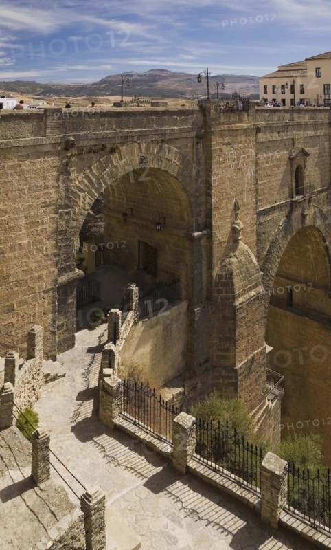 The Puente Nuevo new bridge over the El Tajo gorge, Ronda, Andalusia, Spain