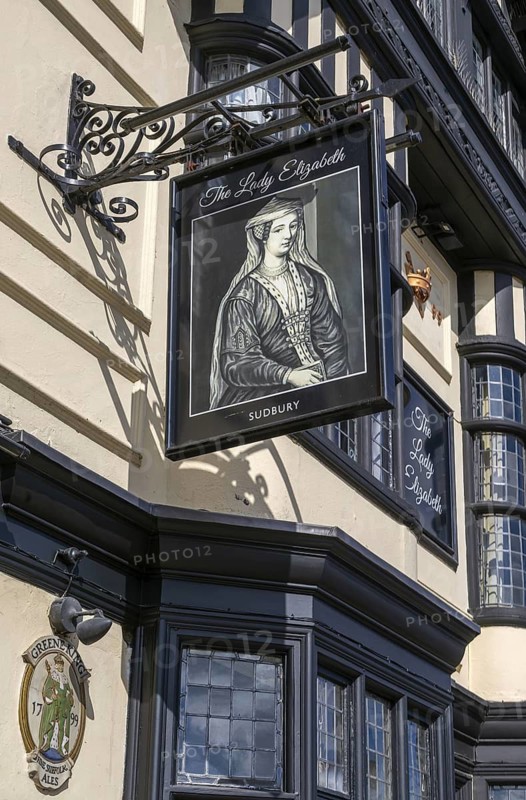 The Lady Elizabeth public house formerly the Black Boy, Sudbury, Suffolk, England, UK renamed 2021