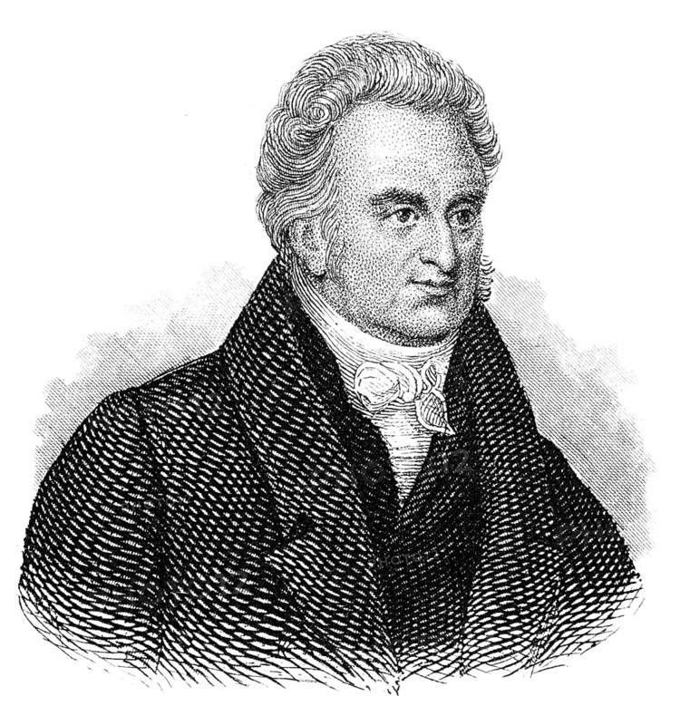 Portrait of William Roscoe, 1753 - 1831, an English historian and writer, Portrait von William Roscoe, 1753 - 1831, ein englischer Historiker und Schriftsteller