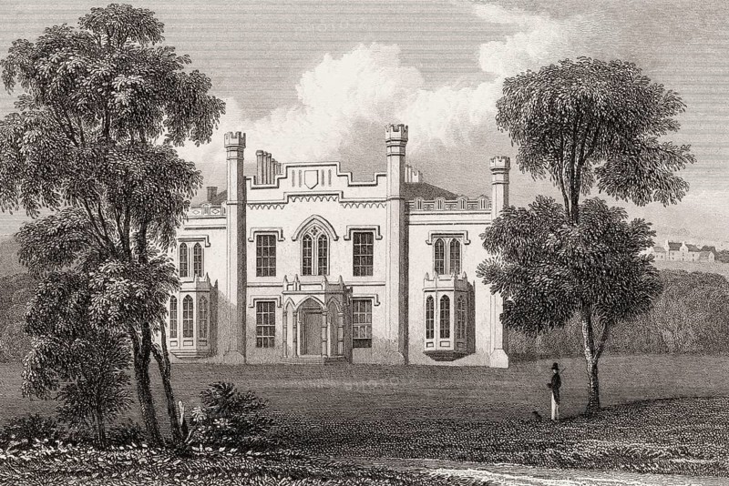 Kincardine Castle, near Auchterarder in Perth and Kinross, 19th century, from Modern Athens by Th. H. Shepherd