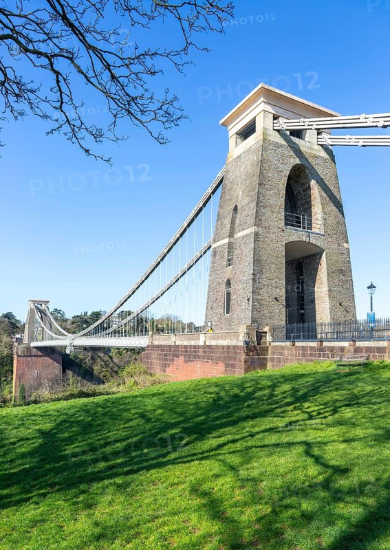 Clifton suspension bridge, Clifton, Bristol, England, UK designed by Isambard Kingdom Brunel completed 1864