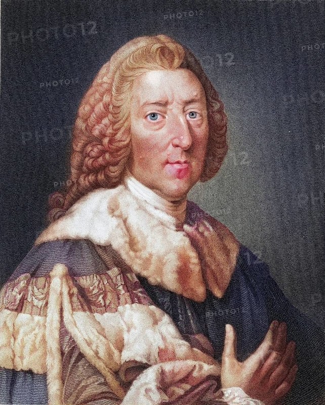 William Pitt the Elder 1st Earl of Chatham, 1708-1788, British statesman and twice virtual Prime Minister. From the book Gallery of Portraits, published in 1833, Historical, digitally restored reproduction from a 19th century original, Record date not stated