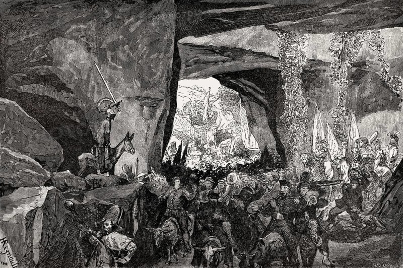 Carnival at Cervara grotto, Italy, 19th Century