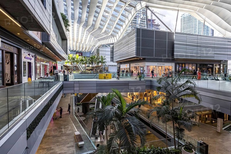 Miami modern shopping center Brickell City Centre Shopping Mall shopping in Miami, USA