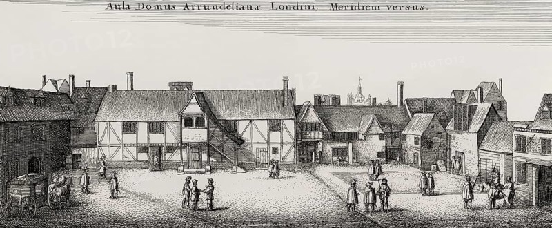 Arundel House, London, UK, after Hollar, 1646