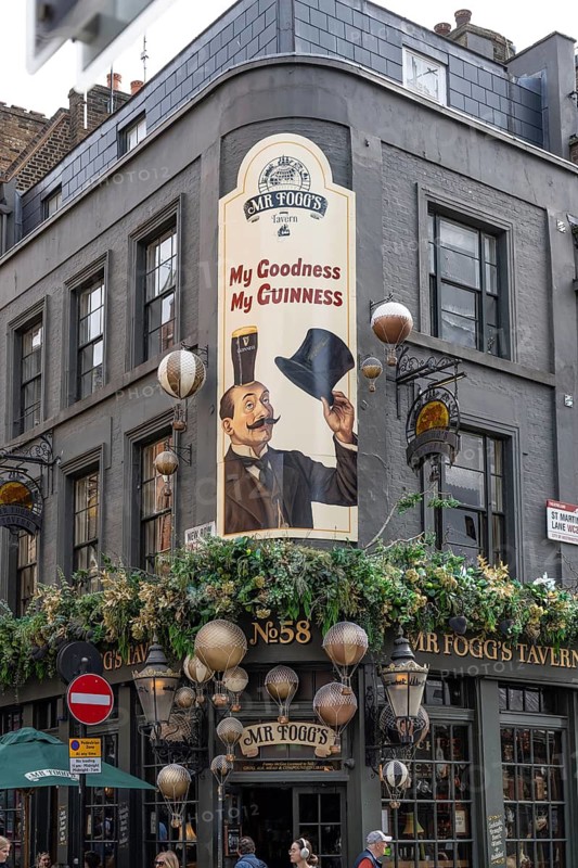 London, United Kingdom. April 9th 2026. Mr Fogg's Tavern in Covent Garden, a traditional Victorian pub tavern themed around explorer Phileus Fogg, and serving English pub grub, Covernt Garden, London, UK