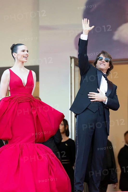 Cannes, France - 14.5.2024: Hayley Atwell and Tom Cruise during the red carpet for MISSION: IMPOSSIBLE - THE FINAL RECKONING during the 78th Cannes International Film Festival. The film festival takes place from 13 to 24 May 2025