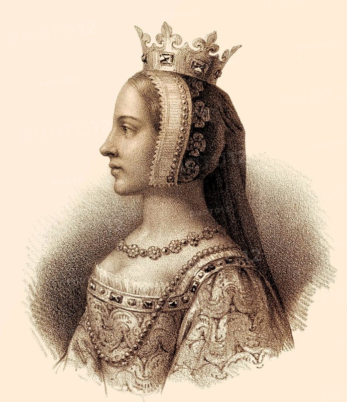 Joan I of Auvergne, Johanna I. von Auvergne, Jeanne I. d'Auvergne, 1326-1360, Queen of France the wife to King John II
