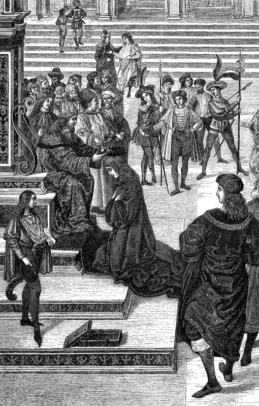 Enea Silvio Bartolomeo Piccolomini, Pope Pius II, is crowned poet laureate by Holy Roman Emperor Frederick III in 1442