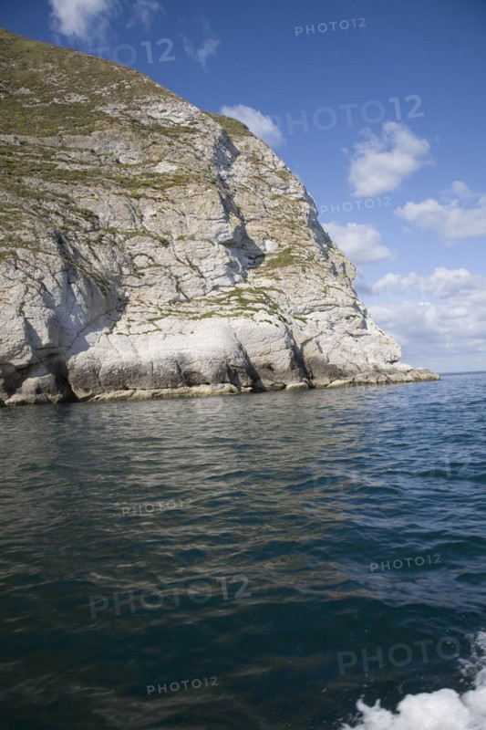 Ballard Point headland, near Old Harry Rocks, Swanage, Dorset, England, United Kingdom