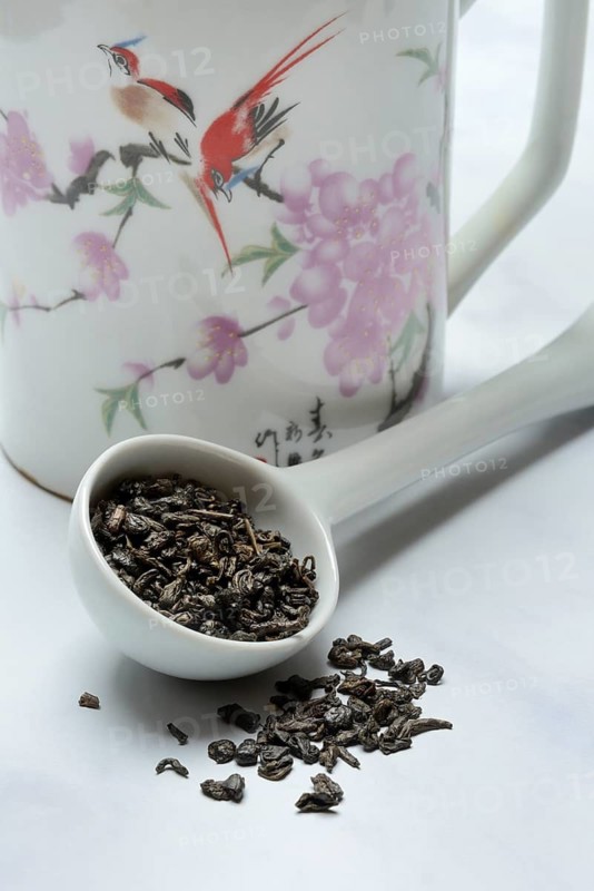 Green tea 'Gunpowder' from China, Gunpowder tea, China