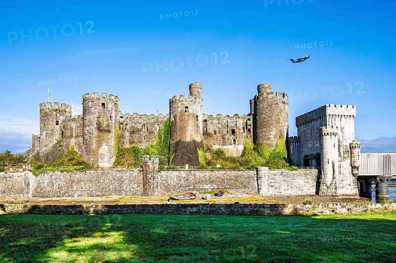 Conwy Castle over River Convy, Convy, North Wales, UK