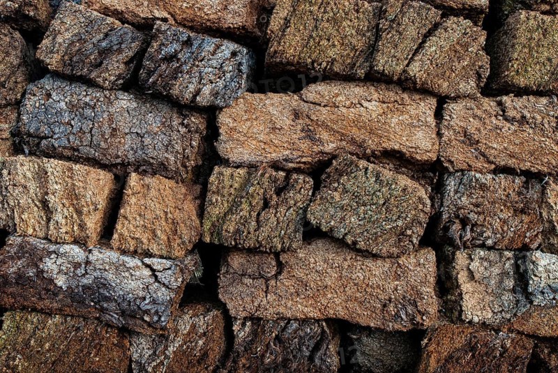 Peat mining in Goldenstedter Moor, Goldenstedt, Lower Saxony, Germany