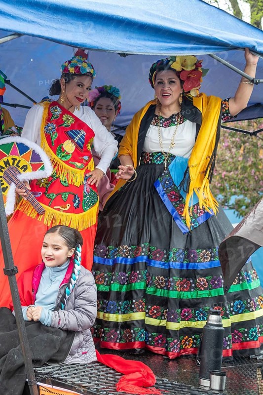 Detroit, Michigan USA - 4 May 2025 - The annual Cinco de Mayo parade was held in southwest Detroit, a heavily Mexican-American community, on a rainy spring day