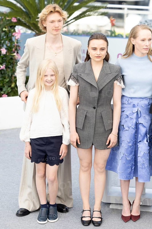 Cannes, France - 15.5.2024: Hanna Heckt, Filip Schnack, Lena Urzendowsky and Susanne Wüst during the photocall for SOUND OF FALLING at the 78th Cannes International Film Festival. The film festival takes place from 13 to 24 May 2025