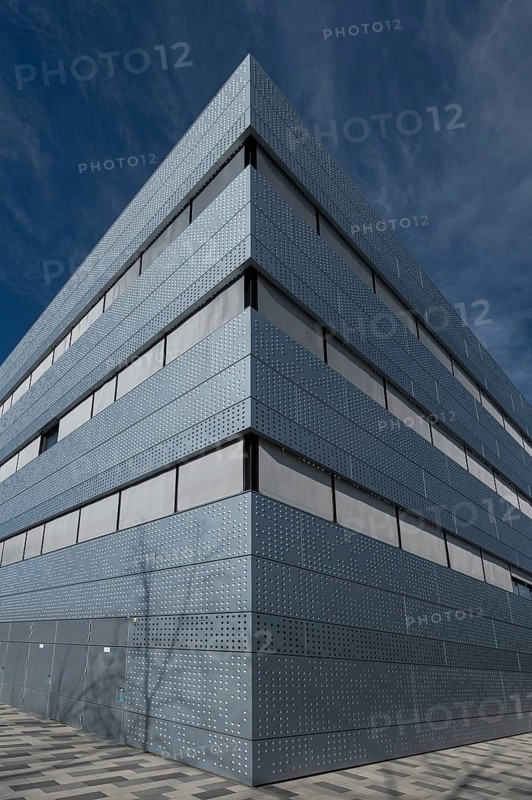 Modern office building in a new development area, Erlangen, Middle Franconia, Bavaria, Germany