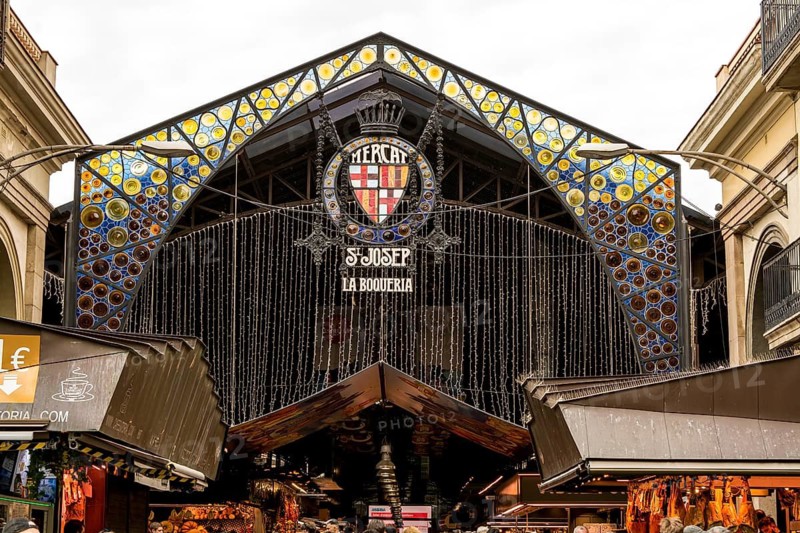 The Mercat de Sant Josep de la Boqueria is Barcelona's most famous market