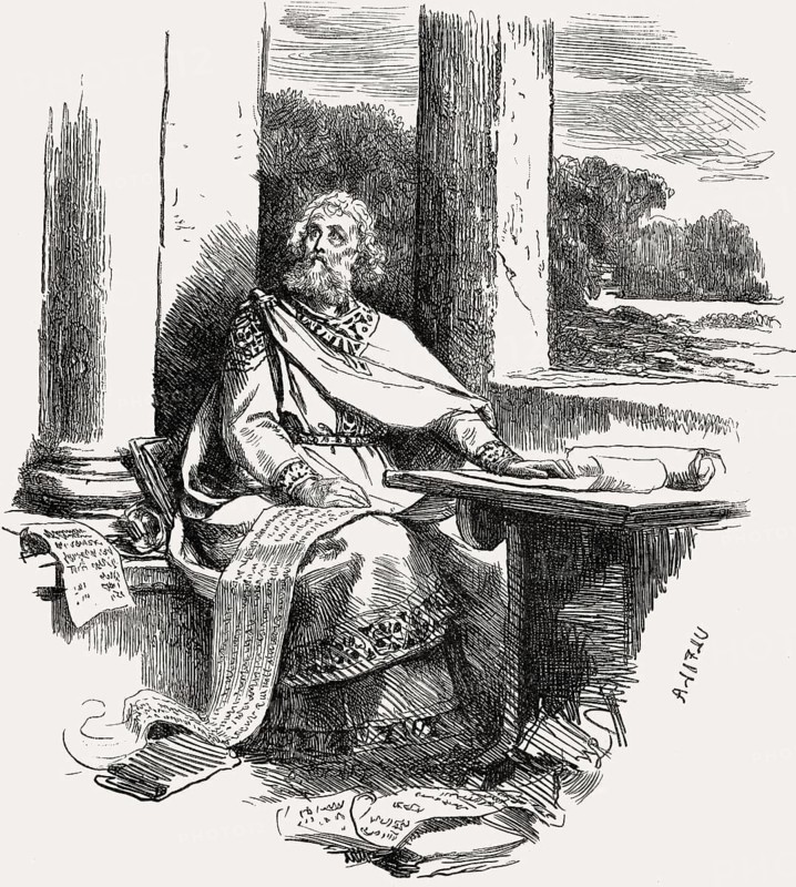 Wulfila or Ulfilas, c.?311–383, missionary of the Visigoths, translating the bible