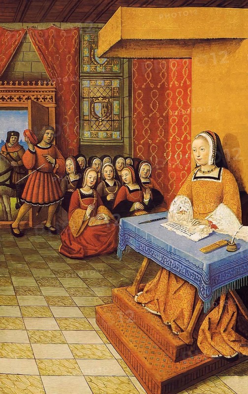 Queen Anne of Brittany, Court of the Ladies, 1509