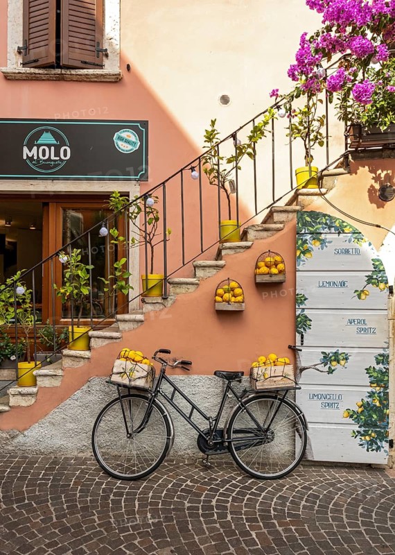 Old bicycle, Limone Sul Garda, Italy