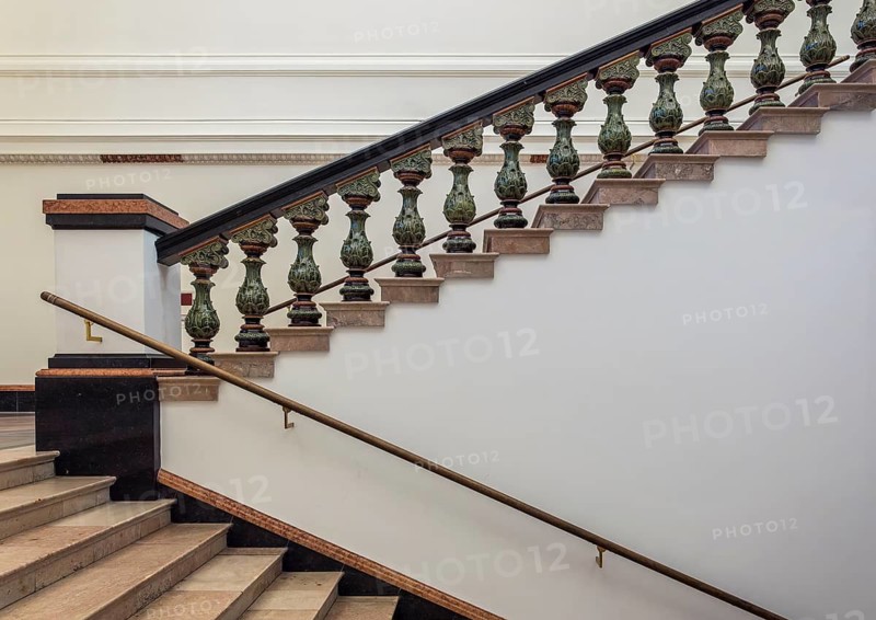Gropius Bau Berlin, interior view, staircase, Berlin, Germany