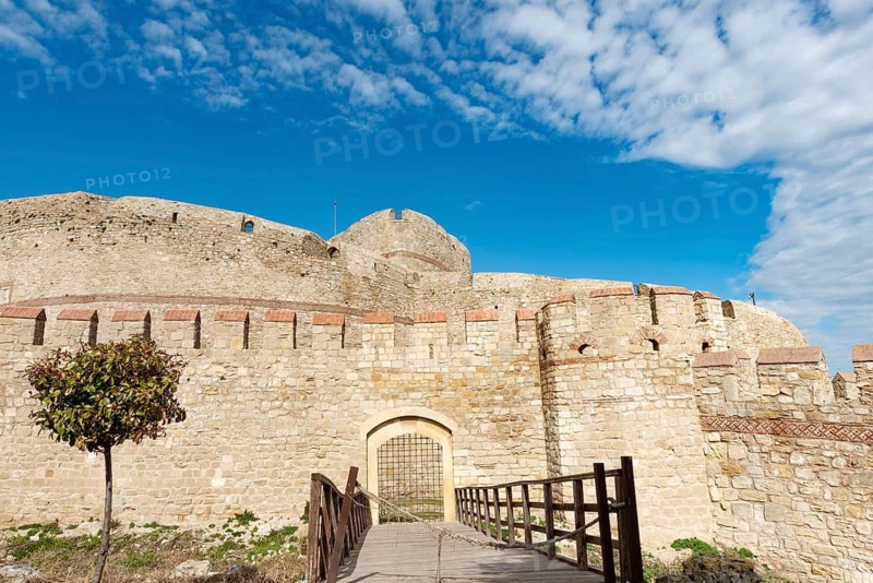 Canakkale, Turkey. February 18th 2022 Kilitbahir Castle is a fortress on the west side of the Dardanelles opposite Canakkale, built by Fatih Sultan Mehmet to control the narrowest point of the straights