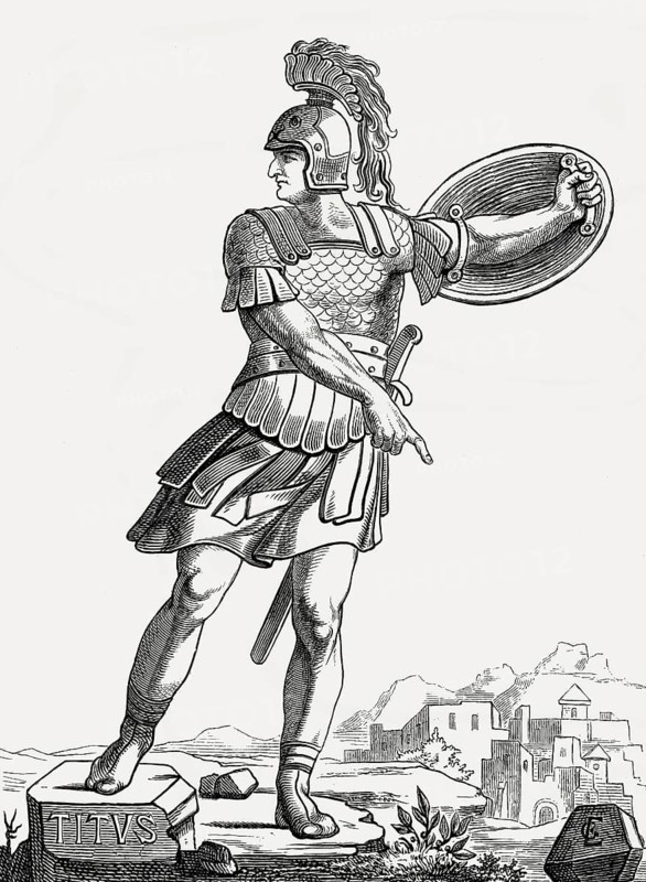 Titus or Titus Flavius Caesar Vespasianus Augustus, 39, 81, Roman Emperor from 79 to 81