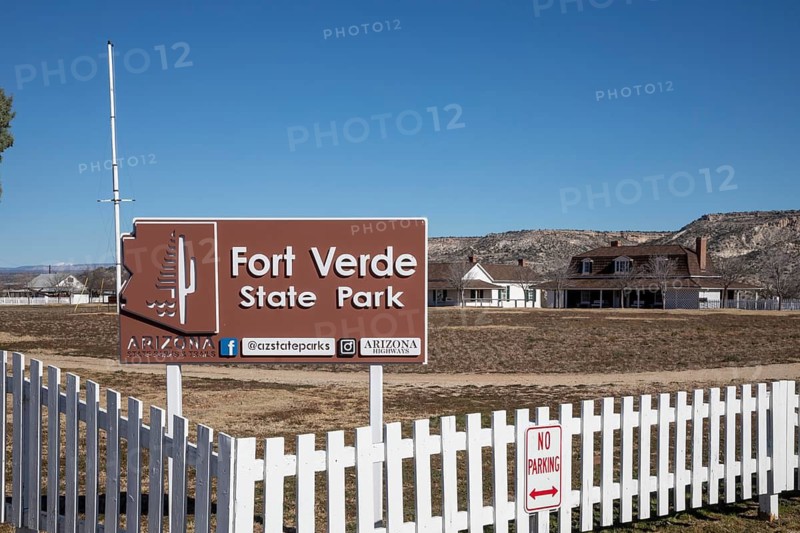 Camp Verde, Arizona - Fort Verde State Historic Park. The fort operated from 1871-1891 during Arizona's Indian wars period